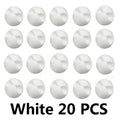 20-Pack Silicone Cable Clips – Wire & Cord Organizer Cable Organizer Clips Zpaxo White