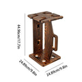 Fishing Rod Rack Wooden Portable Adjustable Wall-mounted Organizer