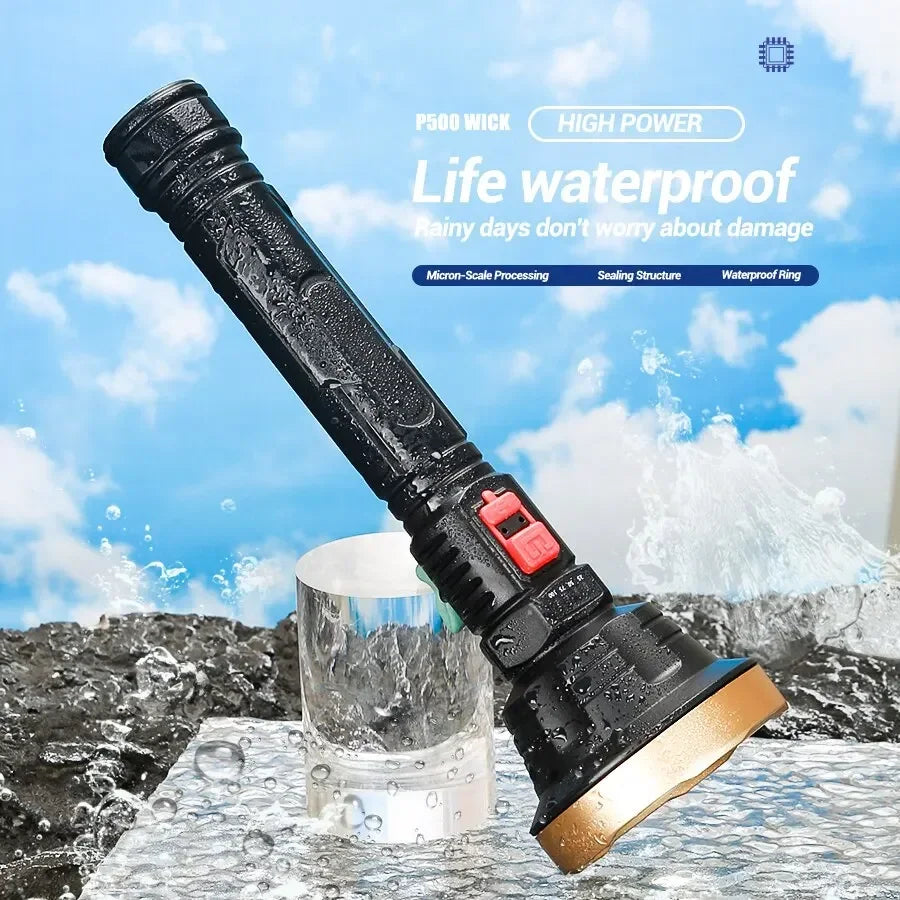 ESMARTER 800 Lumen USB Rechargeable LED Tactical Flashlight
