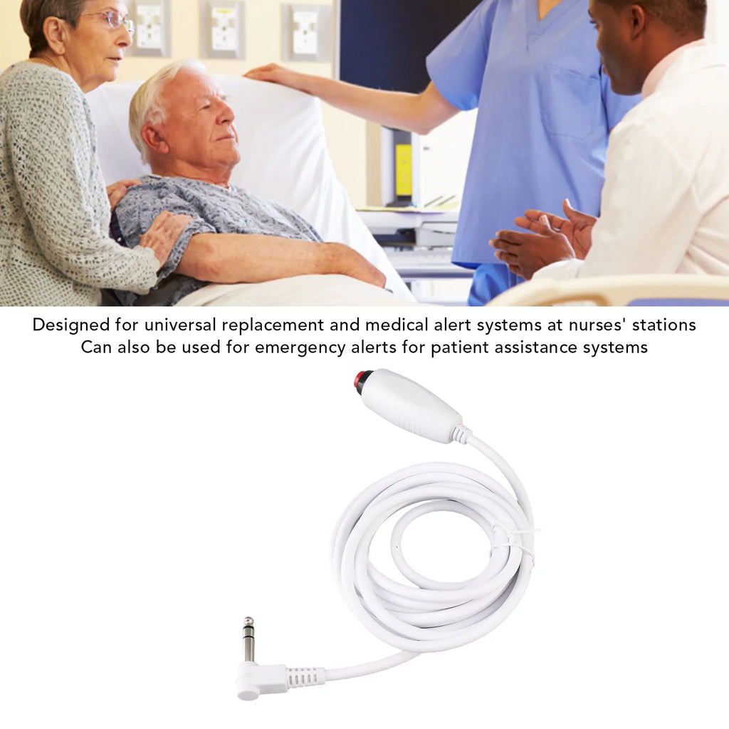 Button Line Push Cord Interface Replacement Nurse Call Clip Station 9