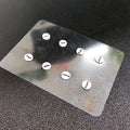 1 Pack Glass Mouse Skates DIY Universal Dots Mouse Feet Pads Sticker for Gaming Mouse Anti-Slip Pad Zpaxo A1