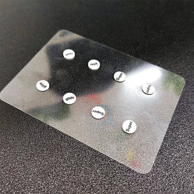1 Pack Glass Mouse Skates DIY Universal Dots Mouse Feet Pads Sticker for Gaming Mouse Anti-Slip Pad Zpaxo A1