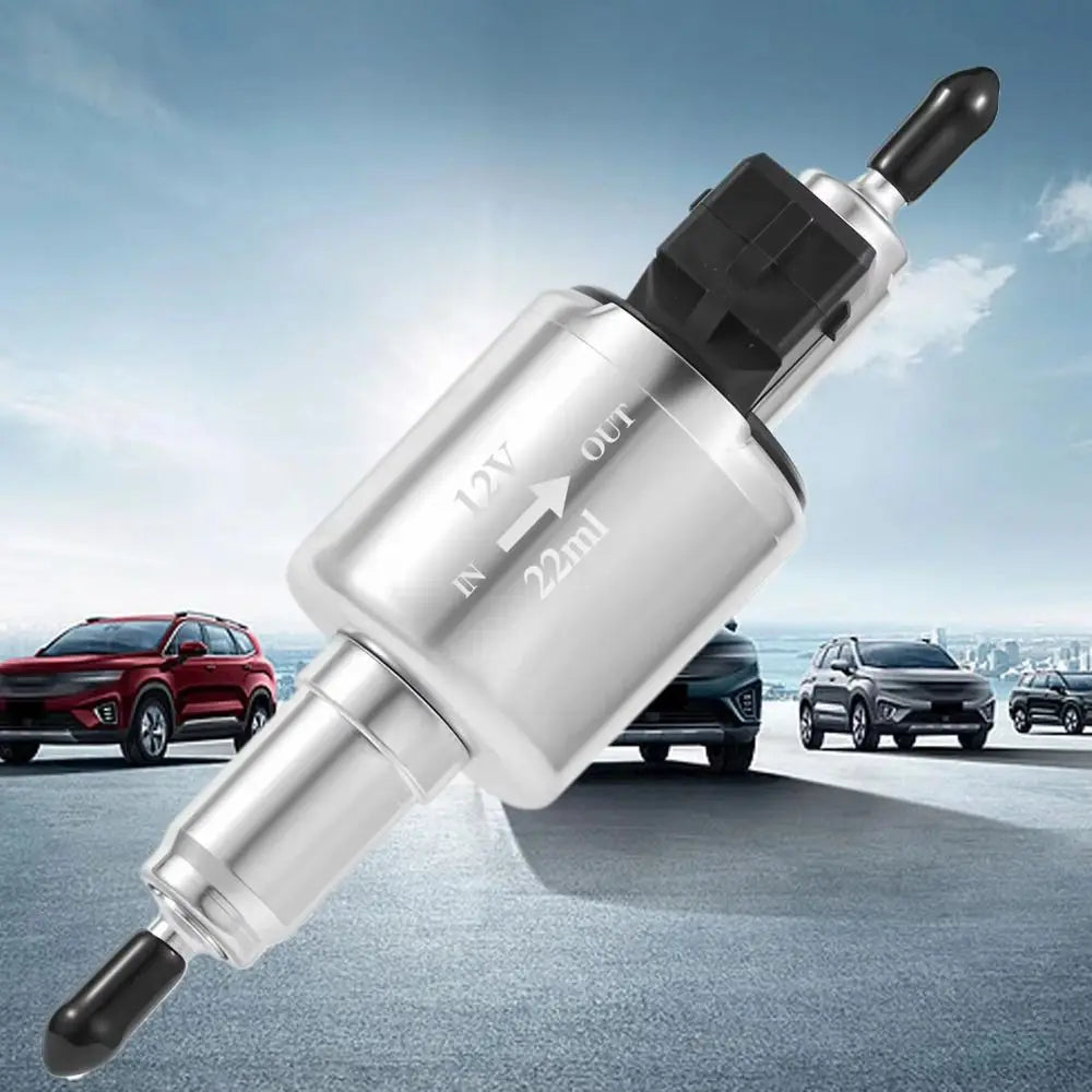 12V 24V Diesel Heater Oil Pump Low Noise 22ML Capacity Electronic Oil Pump Pulse Metering Inline Design Diesel Pump Air Heater Zpaxo