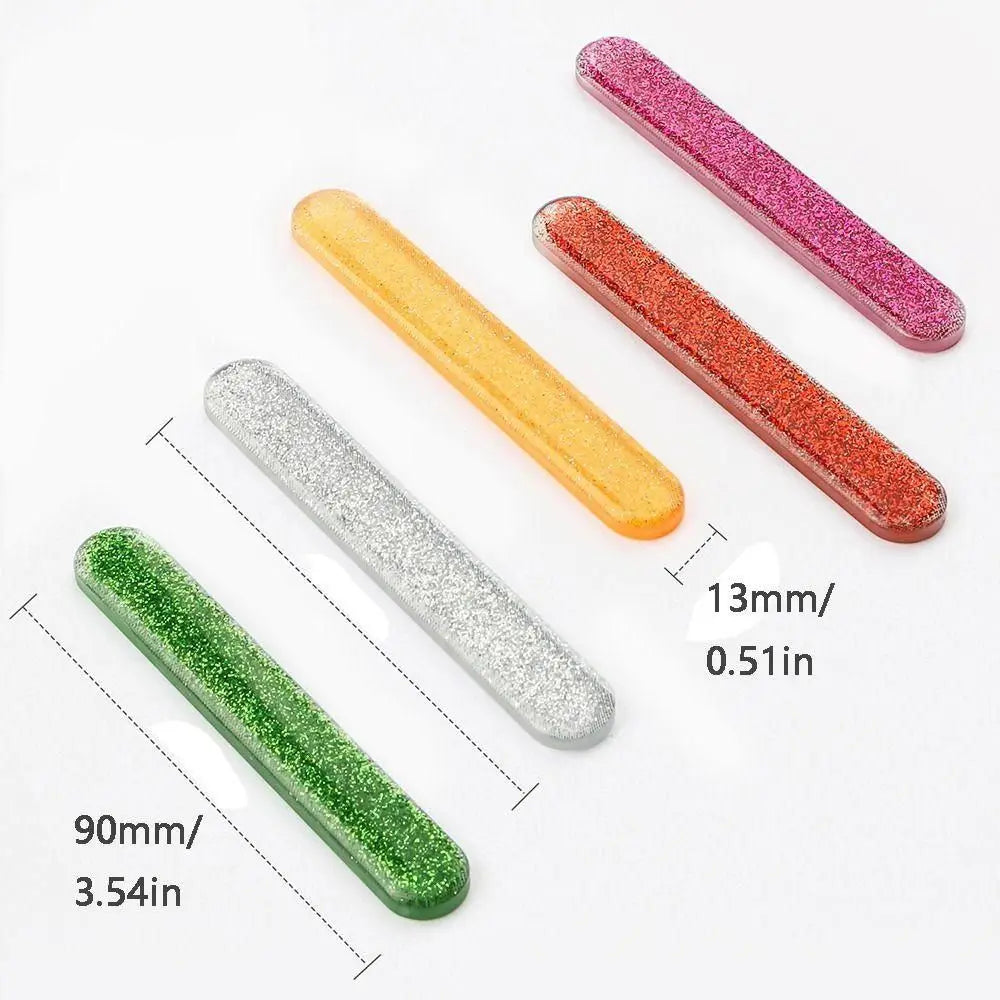 1Pcs Nano Glass Nail File Polisher Salon Manicure Tool Nail Polishing Strip with Storage Case Nail Art Polish Manicure Zpaxo