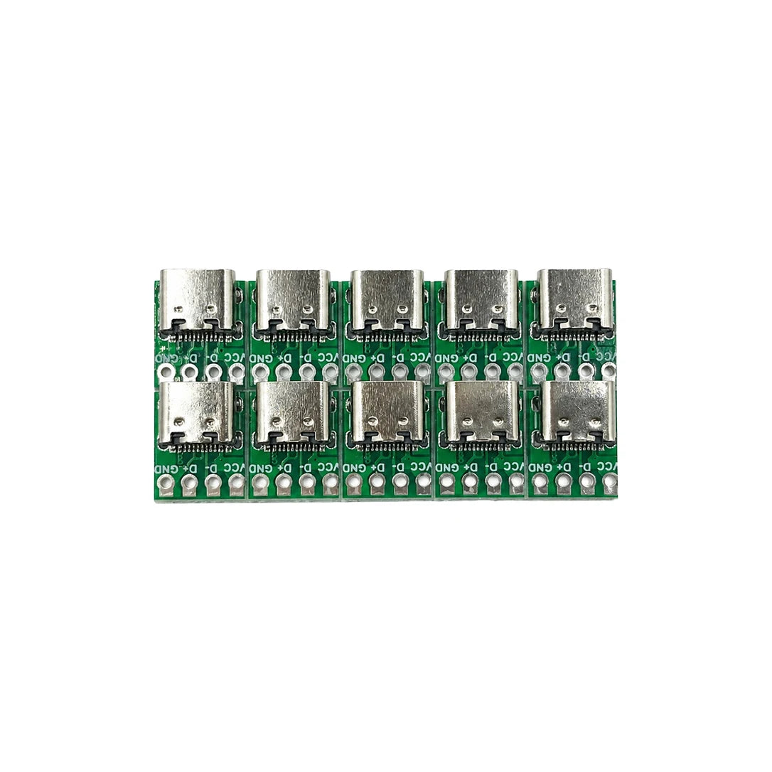 1 5 USB 3 C Connector 16Pin Male Test PCB Board Adapter Socket Data Zpaxo