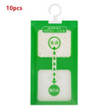5 Moisture Absorber Hanging Drying Clothes Dehumidifier Wardrobe Dry Zpaxo 10Pcs Green