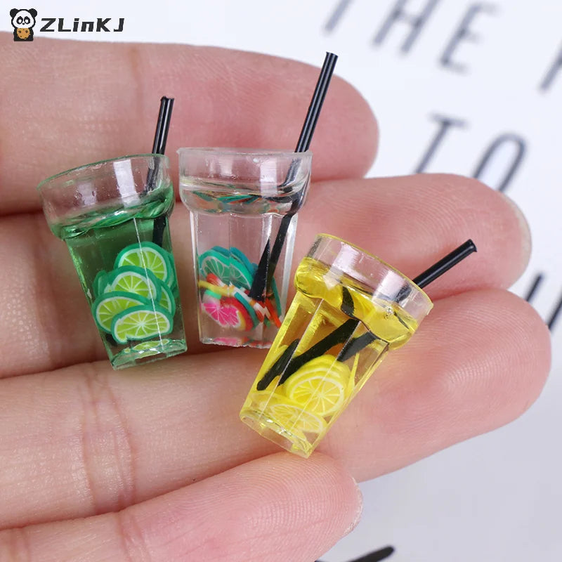 ▶1Pcs 1:12 Scale Cup Drink For Dollhouse Miniature Toy Doll Food Kitchen Accessories Zpaxo