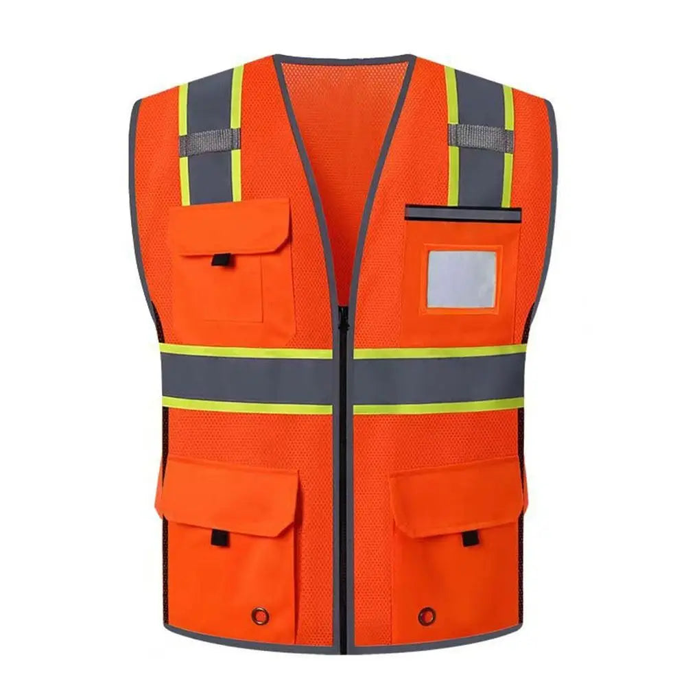 Visibility Reflective Safety Vest Wear Resistant Fashion Traffic Zpaxo