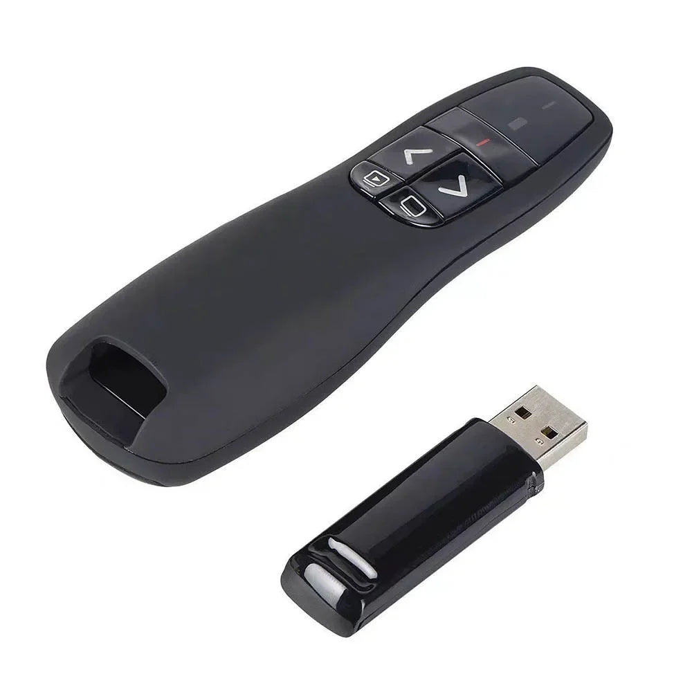 2.4GHz PPT Flip Pen Pointer Wireless USB Powerpoint Presentation Clicker Presenter for Powerpoint Remote Control with Red Light Zpaxo