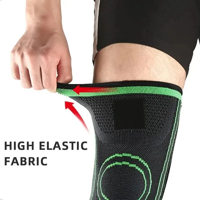 Knee Compressions Sleeve Adjustable Sports Knee Pad Patella Stabilizer Brace Support For Hiking Soccer Basketball Running Sport Zpaxo