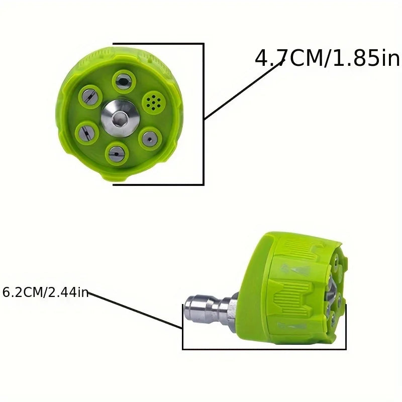 5-in-1 High-pressure Cleaning Machine Nozzle Universal Quick Connect Zpaxo