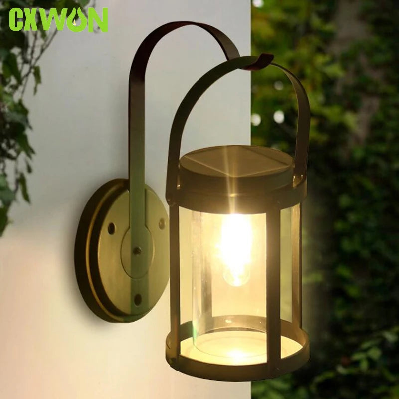 Solar Lamp Waterproof Llights Outdoor Garden Portable Camping Lantern Zpaxo
