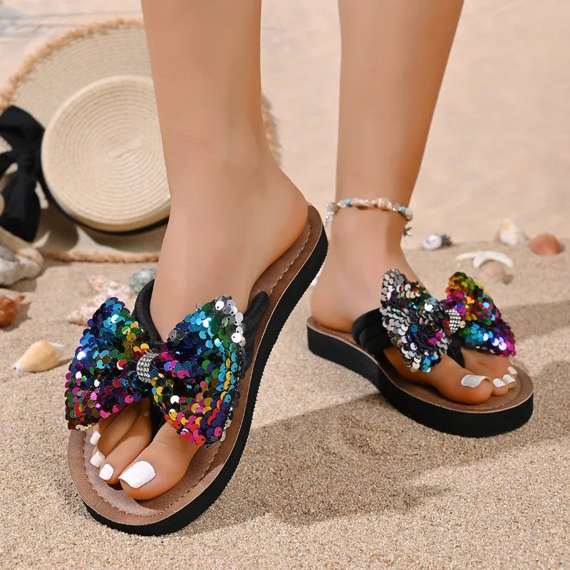 Women's Fish Mouth Clip-toe Vintage Comfortable Slippers Summer Women Zpaxo