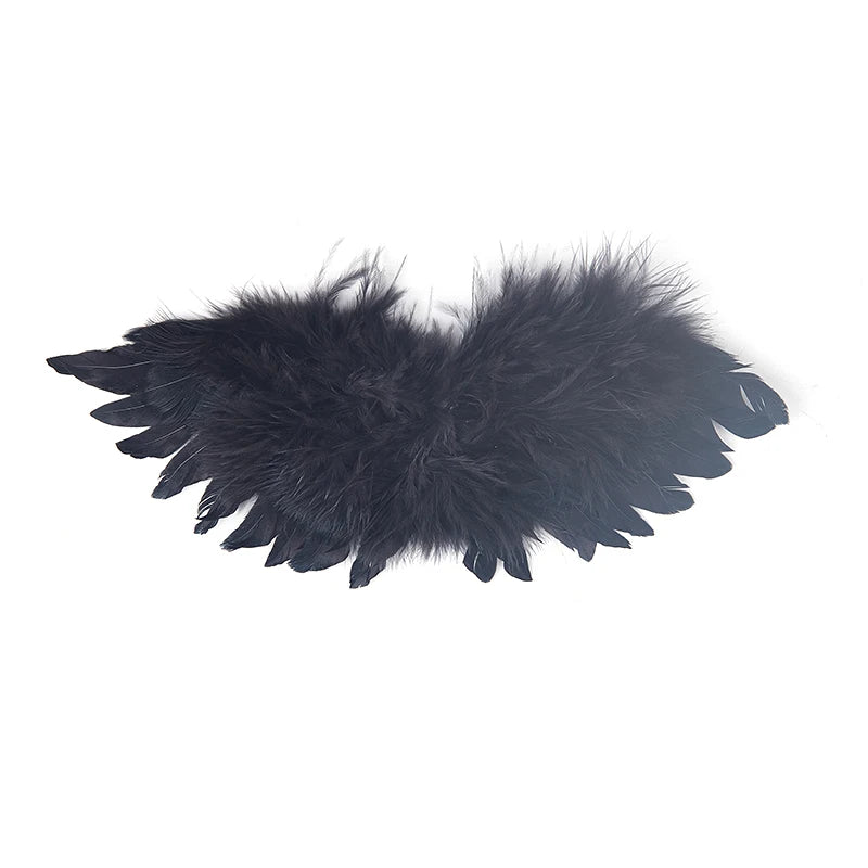 DIY Mini Angel Wing Newborn Props 1 6 4 3 BJD Doll Clothes Wings Zpaxo Black