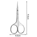 Professional Stainless Steel Cuticle Clipper Fine Curved Small Dead Zpaxo Silver