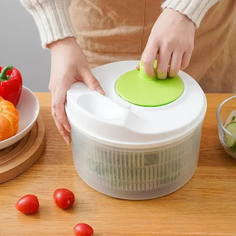 Hot Household Food Grade Vegetable Dehydrator, Kitchen Vegetable Washing and Draining Basin, Fruit and Vegetable Draining Tool Zpaxo