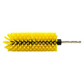 High-density Bristles Drill Brush No Scratches Round Bristle Wheel Zpaxo Yellow