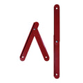 2x Ladder Leveler Accessories Attachment Metal Bracket Fixed Support Folding Step Ladder Hinge Herringbone Ladder Rod Zpaxo 31 holes