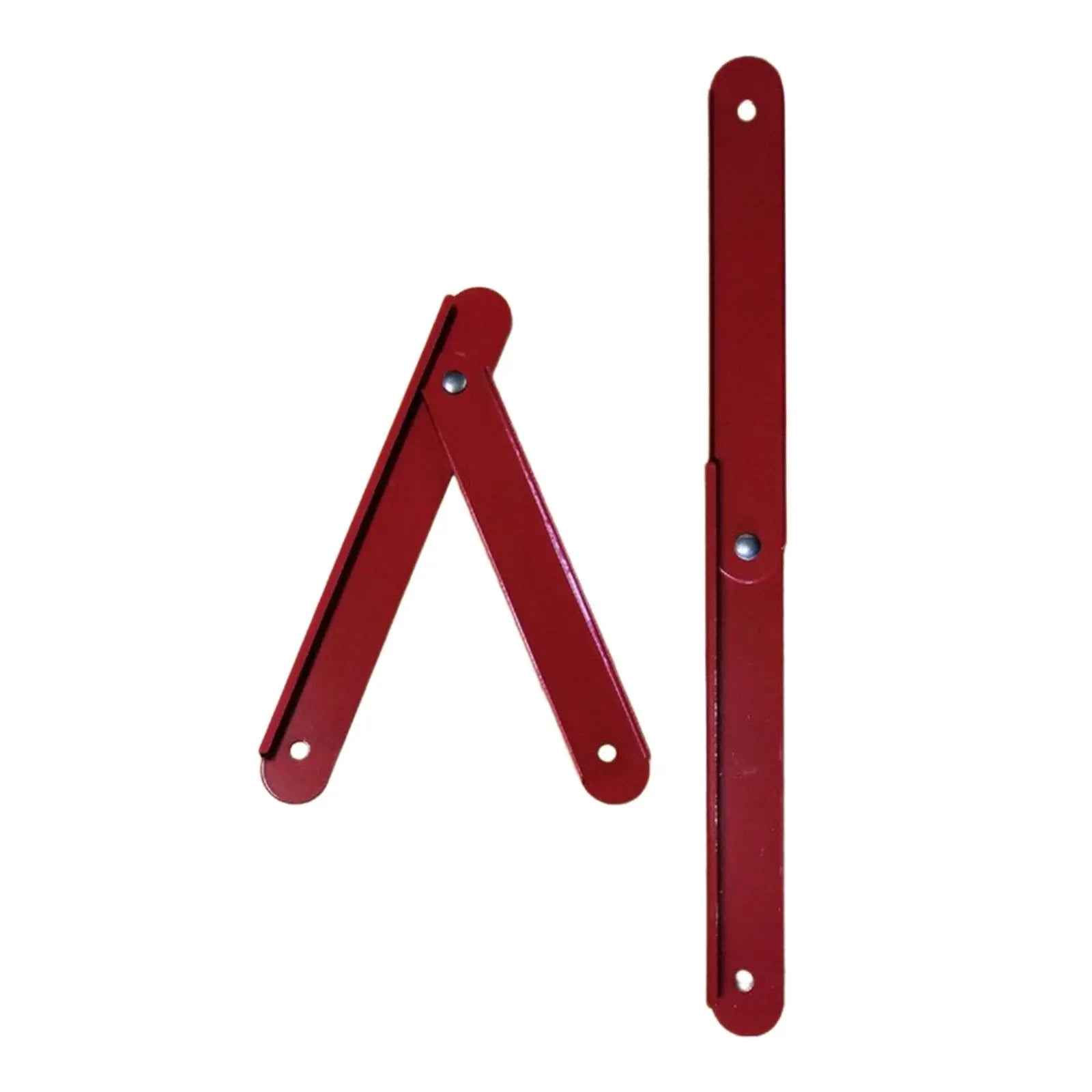 2x Ladder Leveler Accessories Attachment Metal Bracket Fixed Support Folding Step Ladder Hinge Herringbone Ladder Rod Zpaxo 31 holes