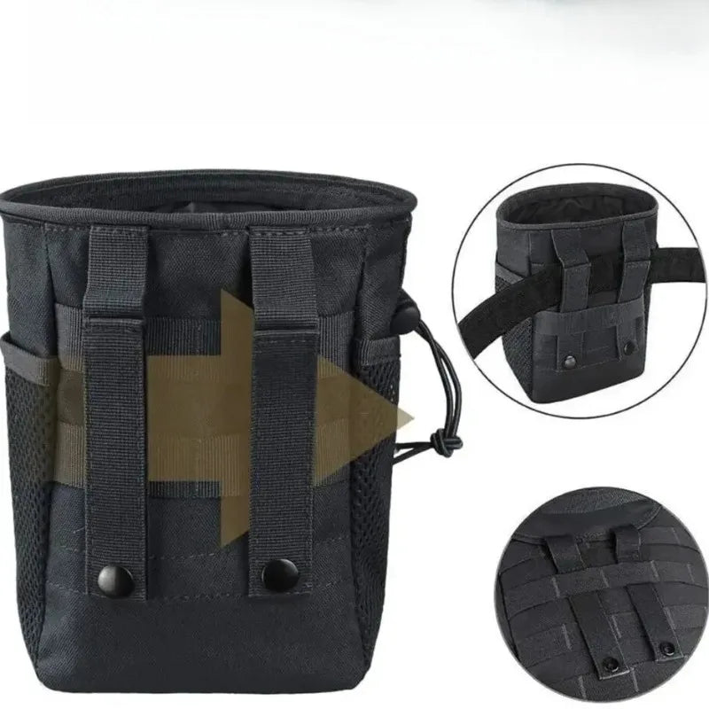 Tactical Magazine Dump Pouch – Adjustable Belt Bag for Hunting Tactical Dump Pouch Zpaxo
