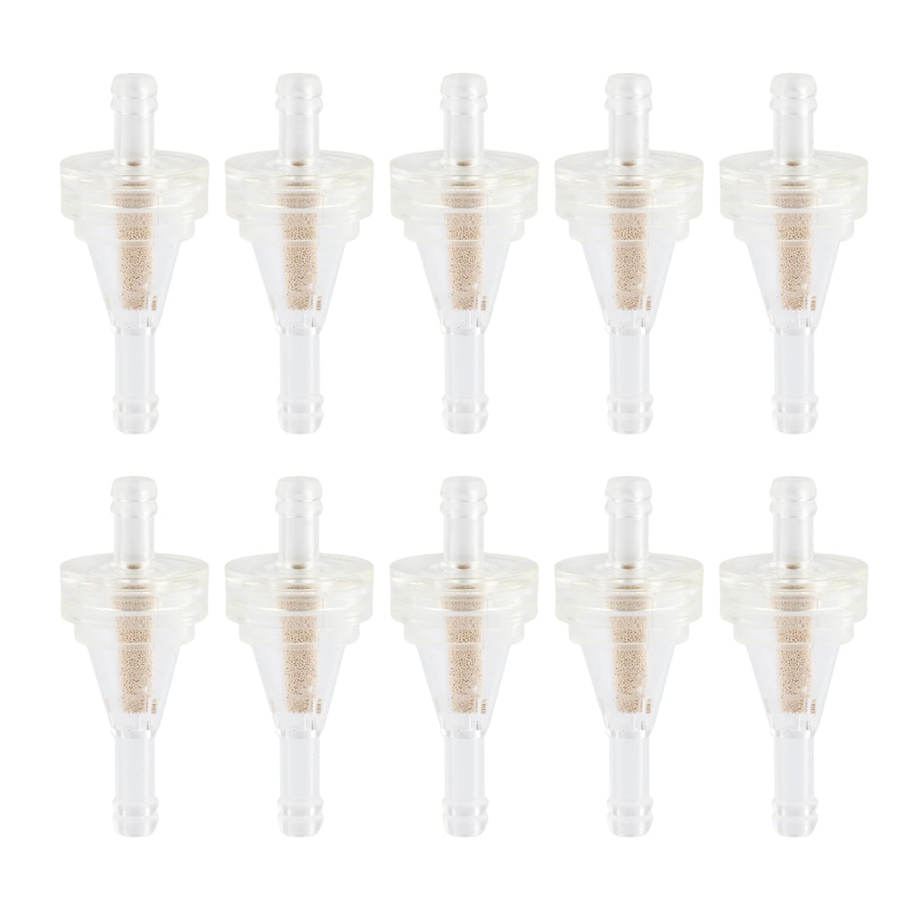 1 4 Inline Clear Gas Fuel Filters Replacement Small Plastic Universal