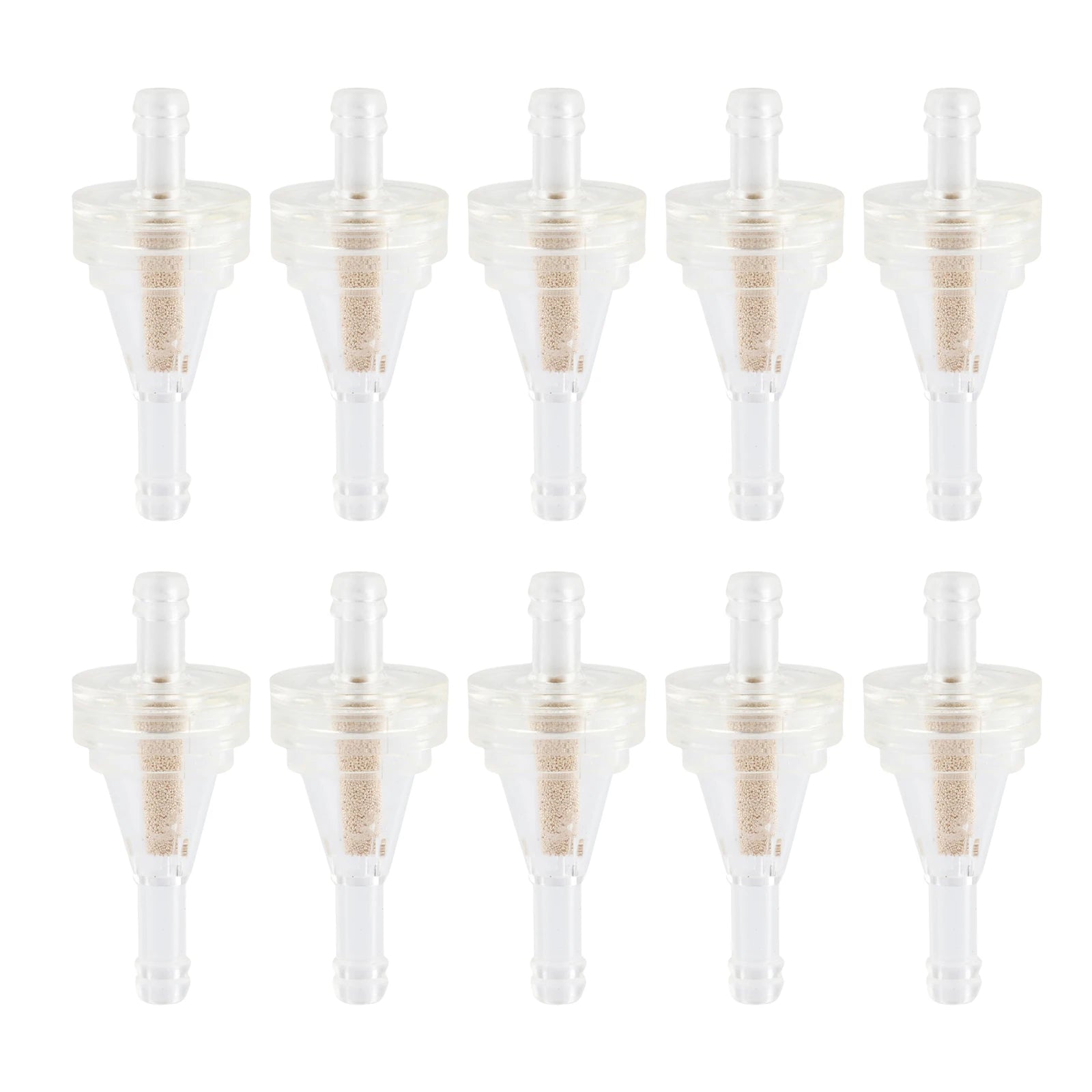 1 4 Inline Clear Gas Fuel Filters Replacement Small Plastic Universal