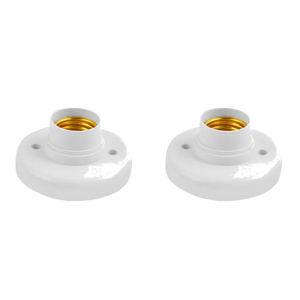 220V E27 Screw Cap Socket Ceiling Light Fixing Base Adapter Bulb Zpaxo 2PCS