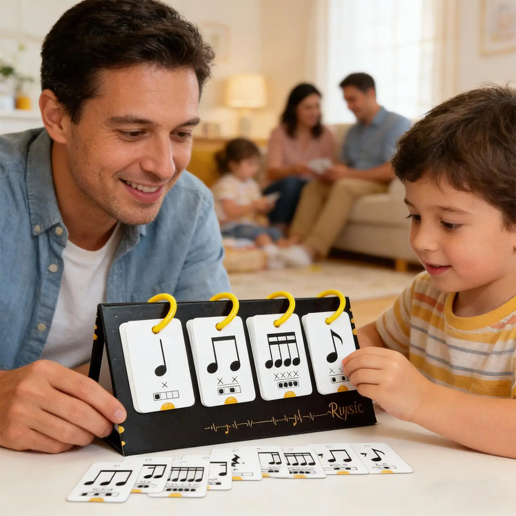Music Enlightenment Learning Cards Note Instrument Rhythm Cognition