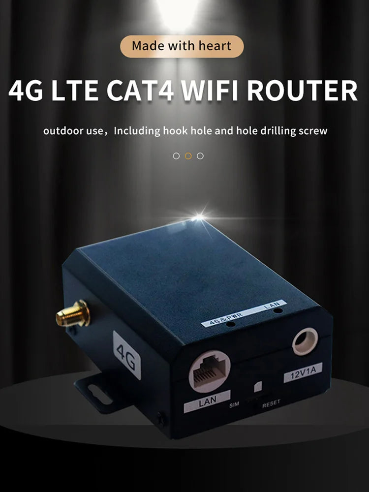 H927 Router Industrial Grade LTE SIM Card 150Mbps External Antenna