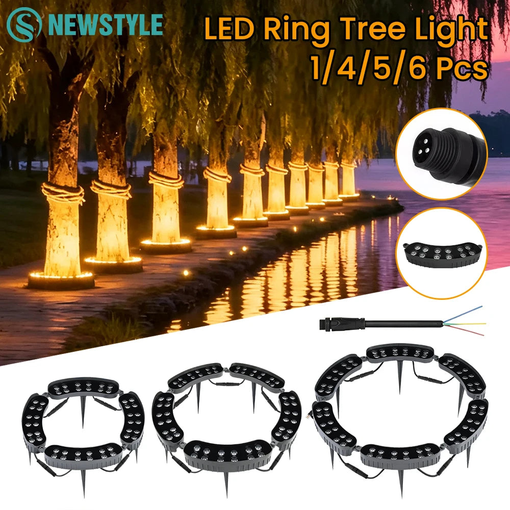 LED Outdoor Tree Hugging Lamp IP65 Waterproof 200V Spotlight Night Decor DIY Assemble Tree Holding Lighting Lamp For Garden Zpaxo