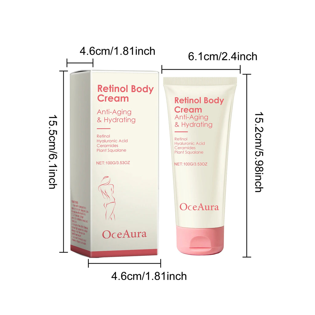 OceAura Retinol Firming Body Cream – Anti-Wrinkle & Tightening Firming Body Cream Zpaxo