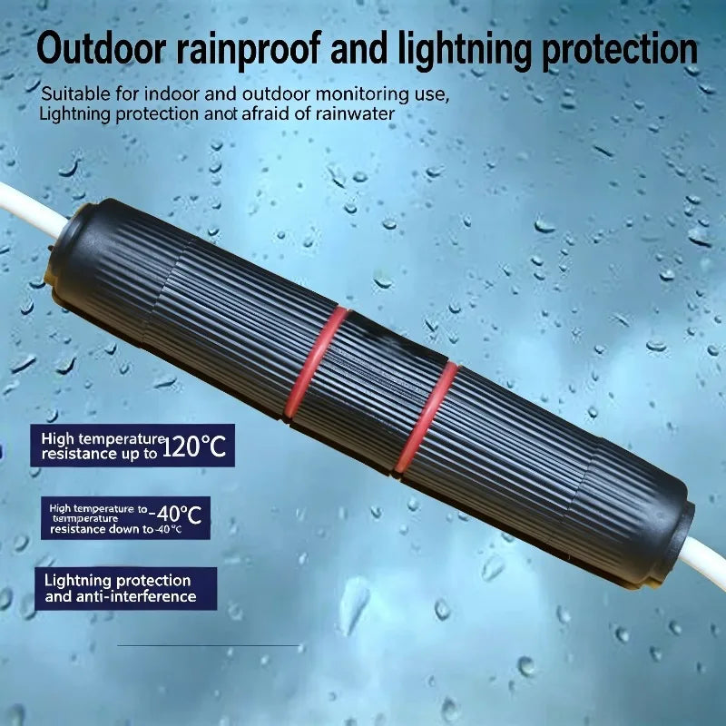 IP67 Waterproof RJ45 Coupler – Outdoor LAN Cable Extender Ethernet Coupler Adapter Zpaxo