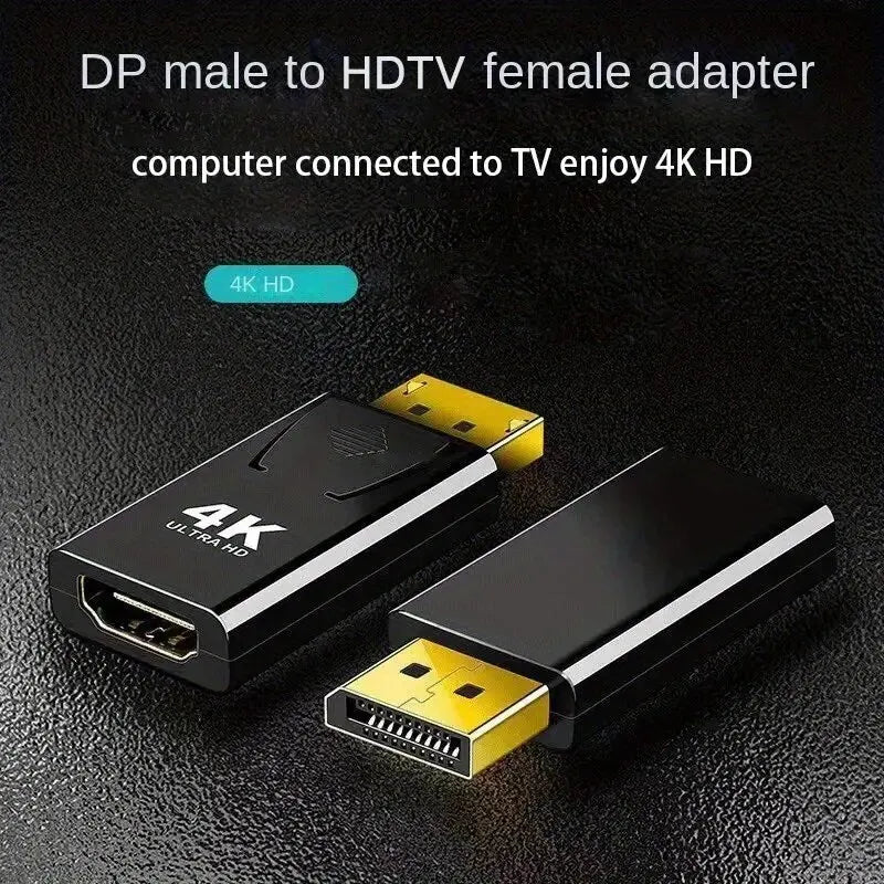 DP HDTV 4K Connector Displayport Male HD Female Adapter Converter Zpaxo