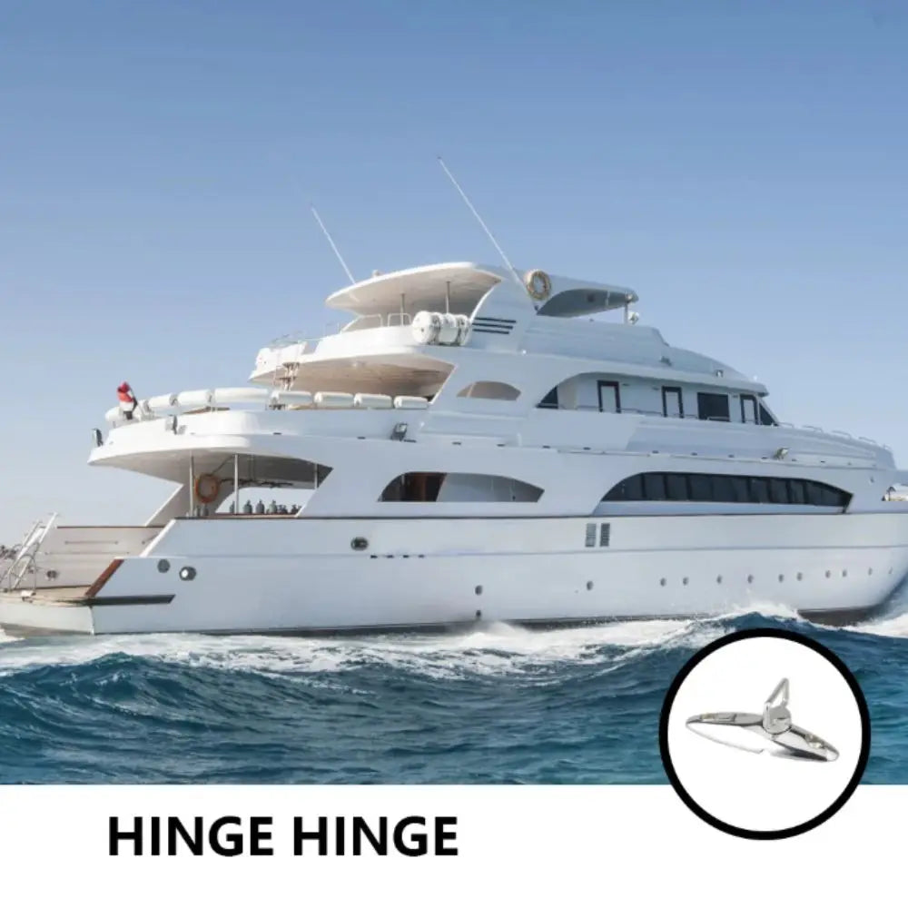 Solid 316 Stainless Steel Boat Swivel Deck Hinge 360 Degree Rotation Precision Swivel Marine Top Hardware Zpaxo
