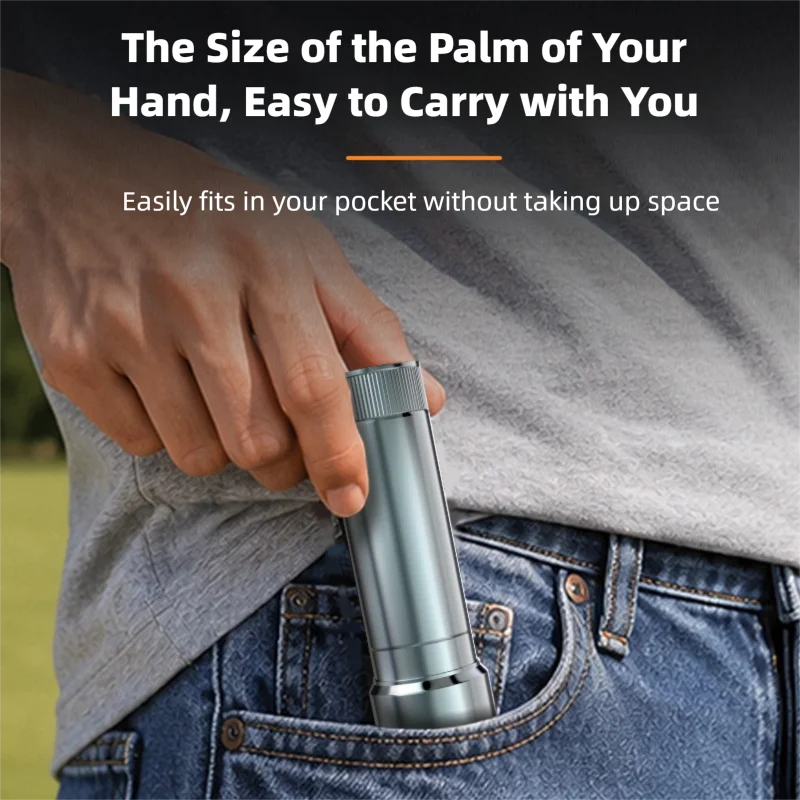 Mini Compact Brightness Multifunctional Flashlight Outdoor Portable
