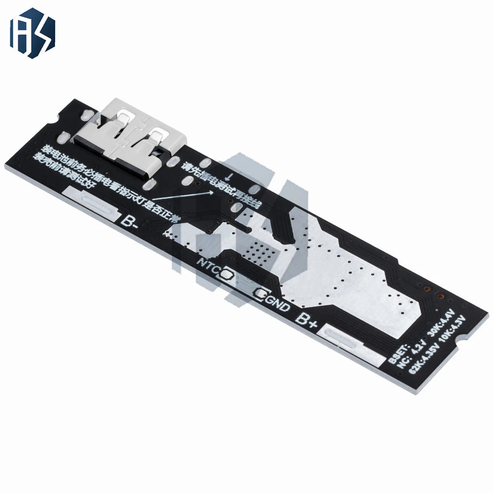 QC3 0 QC2 PD 18W Dual Port Type-c USB-A Fast Charging Module 18650 Zpaxo