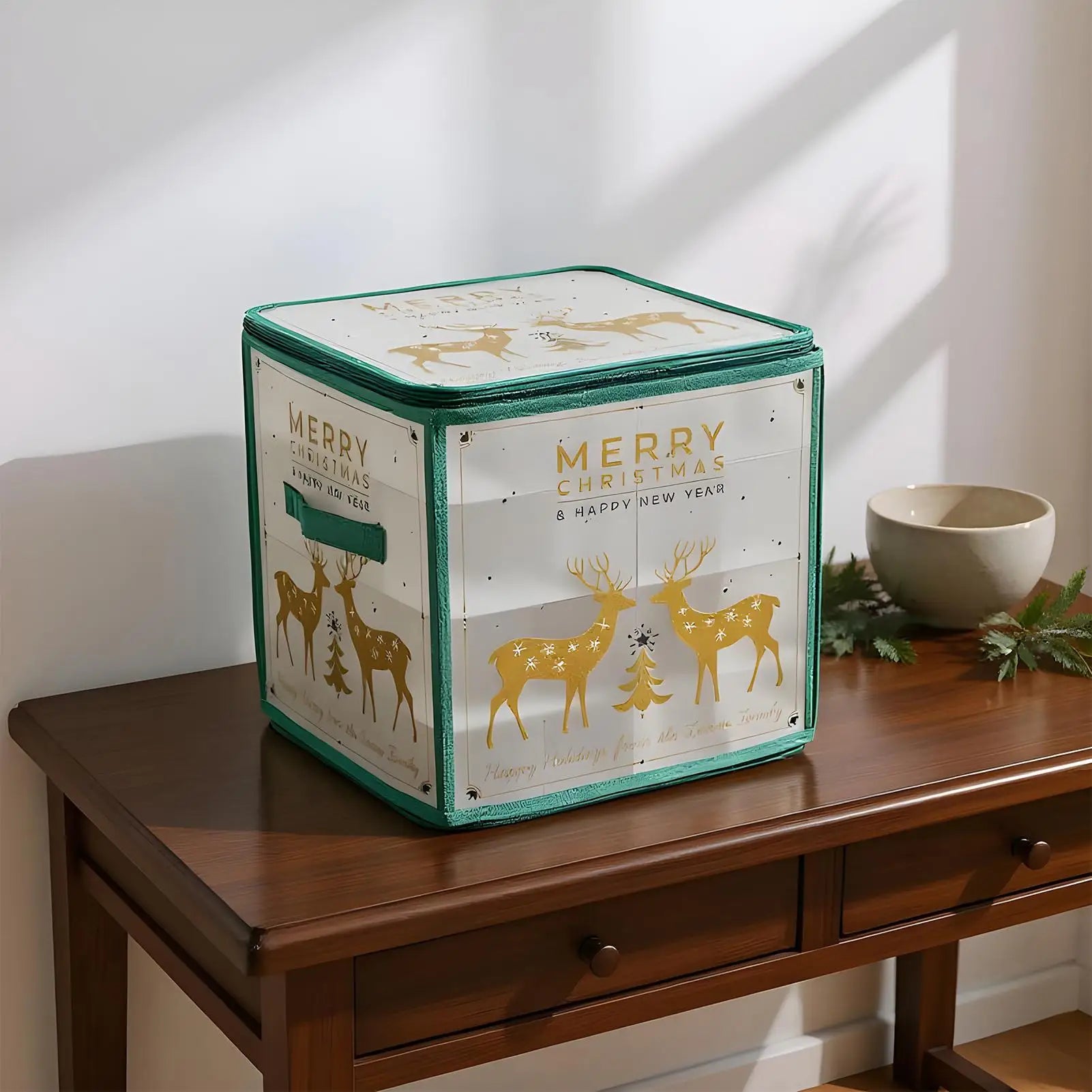 Christmas Ornament Storage Box 64-Grid Seasonal Decorative Ball