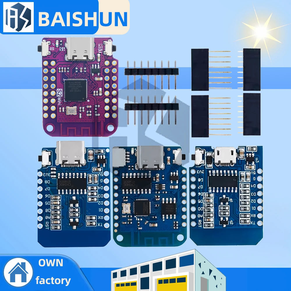 Wemos D1 Mini V3 0 NodeMCU ESP8266 Development Board 4MB 16MB Flash Zpaxo