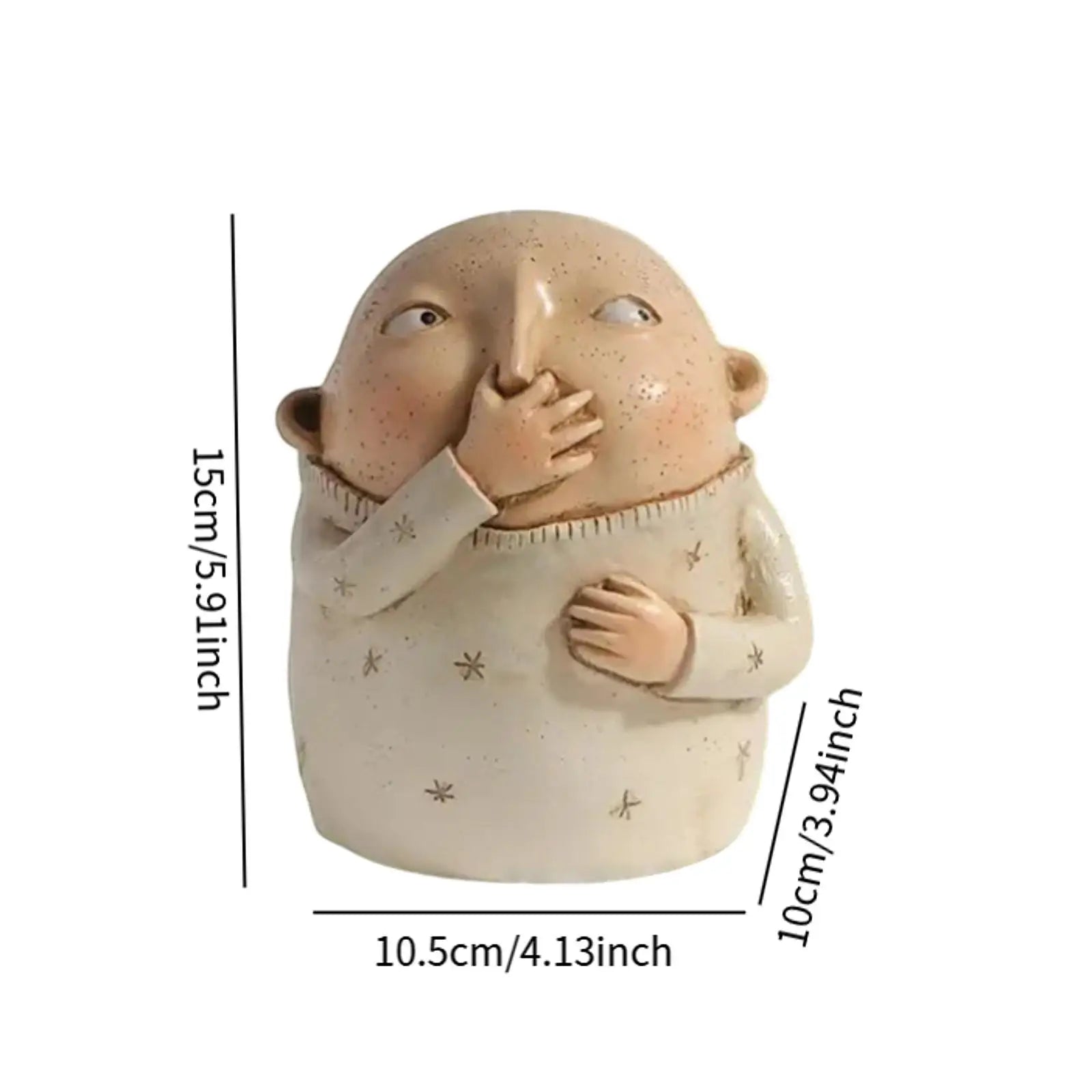 Vulgar Figurine Bathroom Decoration Creative Weird Decor Modern Art Statue Kitschy Figurine Holding Nose Bathroom Statue Zpaxo Boy 4