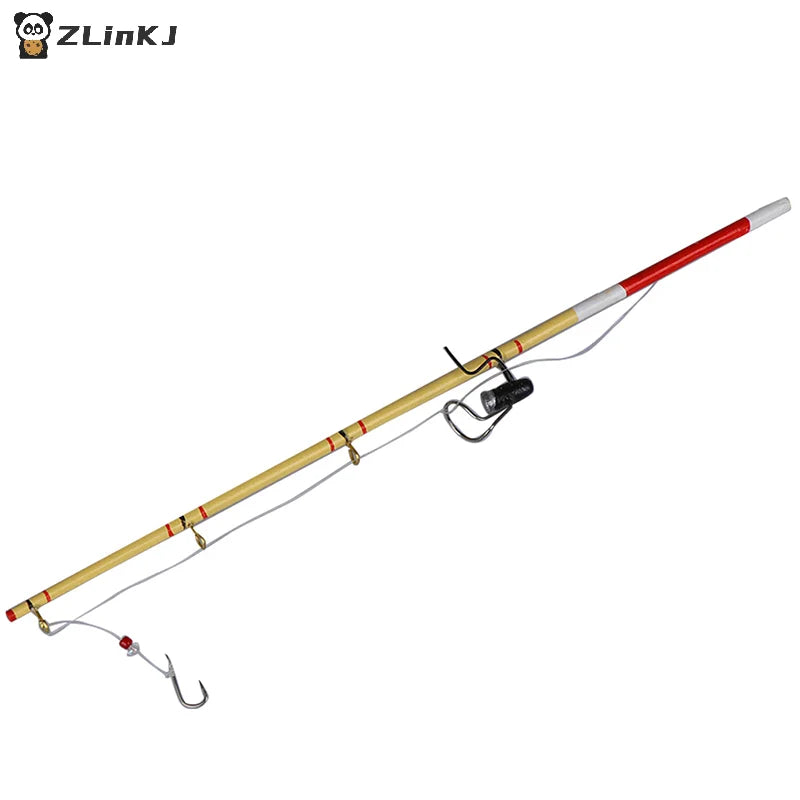 ▶1Pc 1:12 Dollhouse Miniature Fishing Tool Model Toy Dolls House Fishing Rod Pole Zpaxo