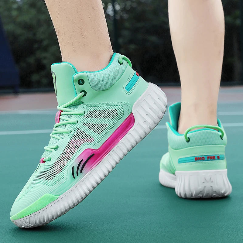 Men's Basketball Shoes Breathable Cushioning Non-slip Wearable Runing
