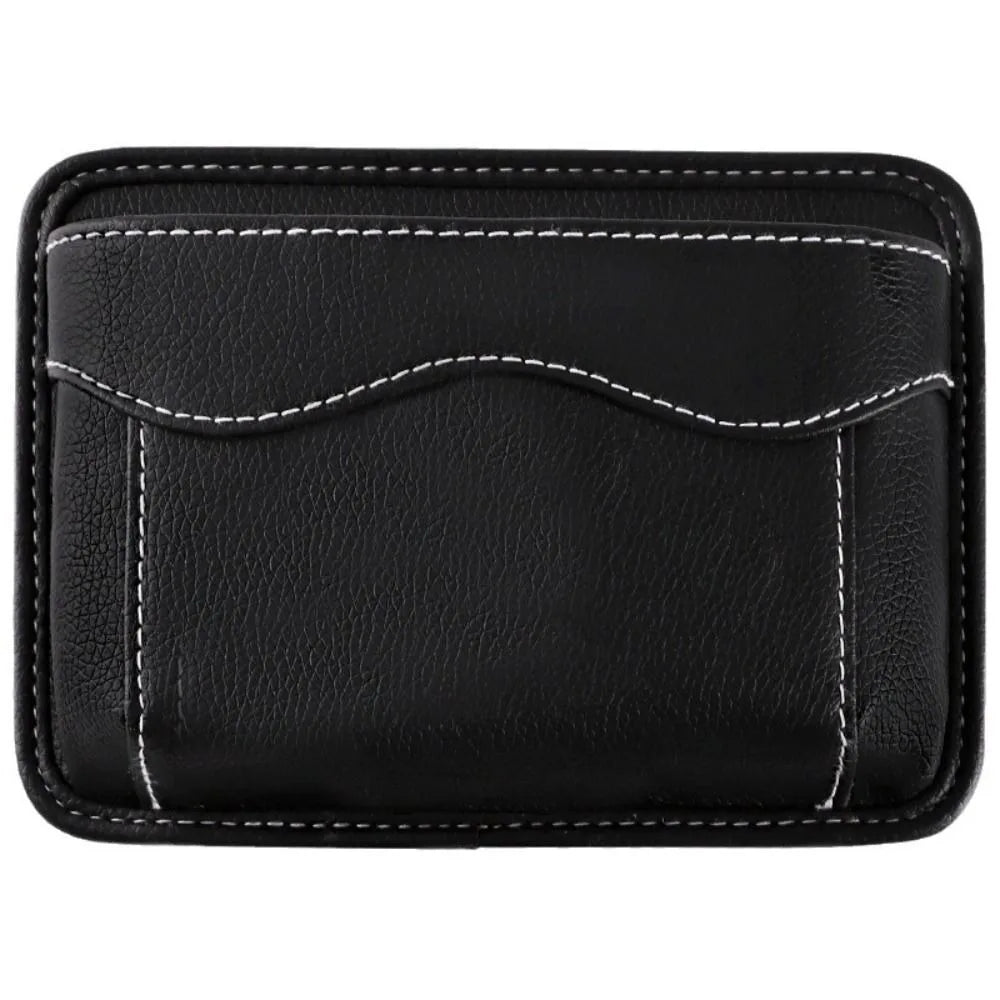 Seat Gap Organizer Car Storage Bag Multi-functional Self-adhesive Zpaxo Black