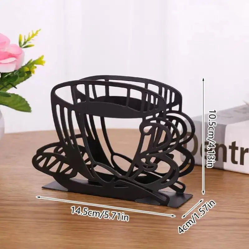 Elegant Metal Lotus Flower Napkin Holder Stylish Kitchen Dining Zpaxo A1