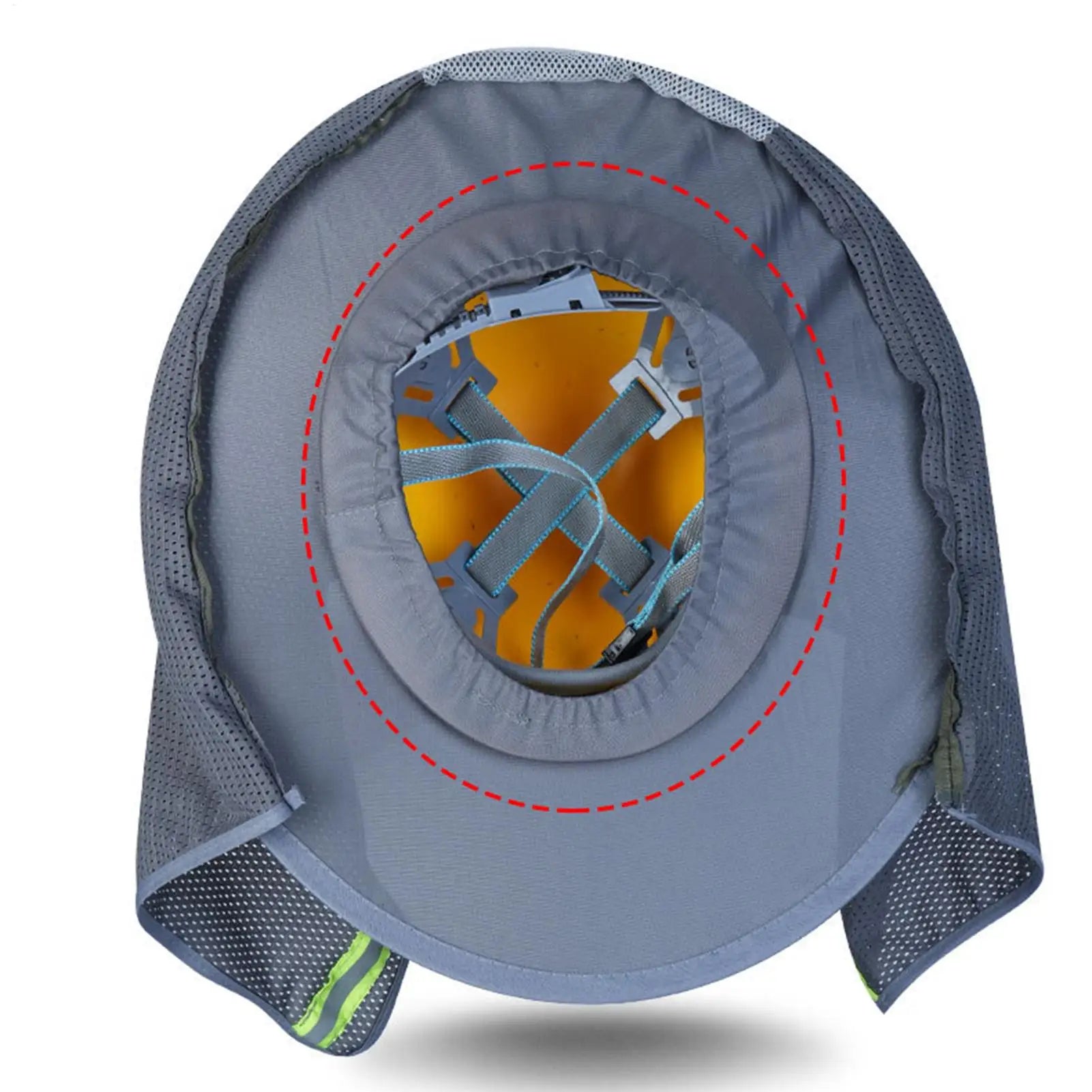 Hard Hat Visor Hard Hat Sunshade Construction Sun Protection Breathable Cooling Safety Helmets Accessories for Material Handling Zpaxo