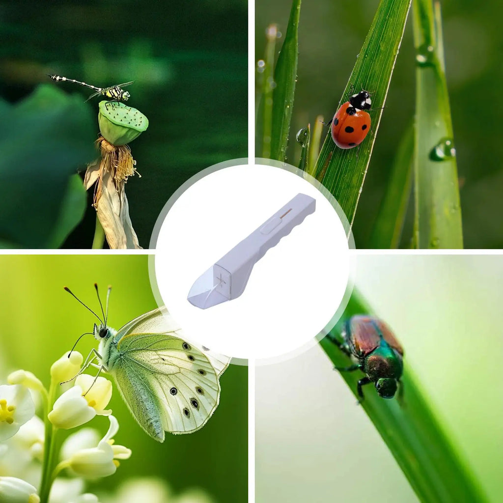 Fly Catching Tool Handheld Fly Trap And Release Tool Portable Grabber Trap With Clear Observation Window Quick Release Zpaxo