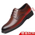 Summer Breathable Mens Dress Shoes Perforated Leather Lace Up Formal Zpaxo Brown 47 China Mainland