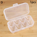 Outdoor Transparent Egg Organizer Box For Camping Picnic Barbecue Practical Outdoor Accessories 3/4/8 Grids Portable Egg Box Zpaxo D