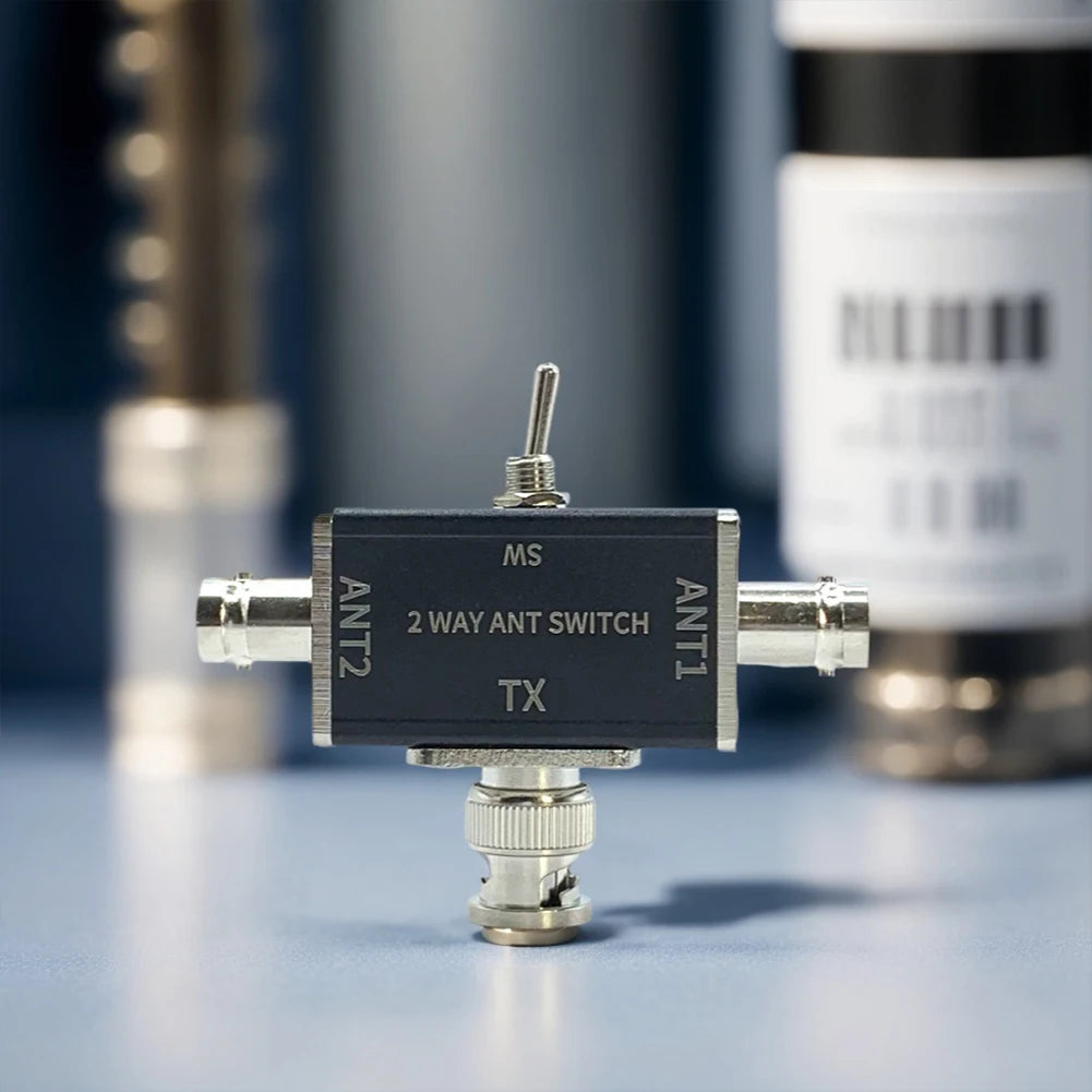 2 Way Manual Coaxial Antenna Switches SO239 BNC Connector 100W