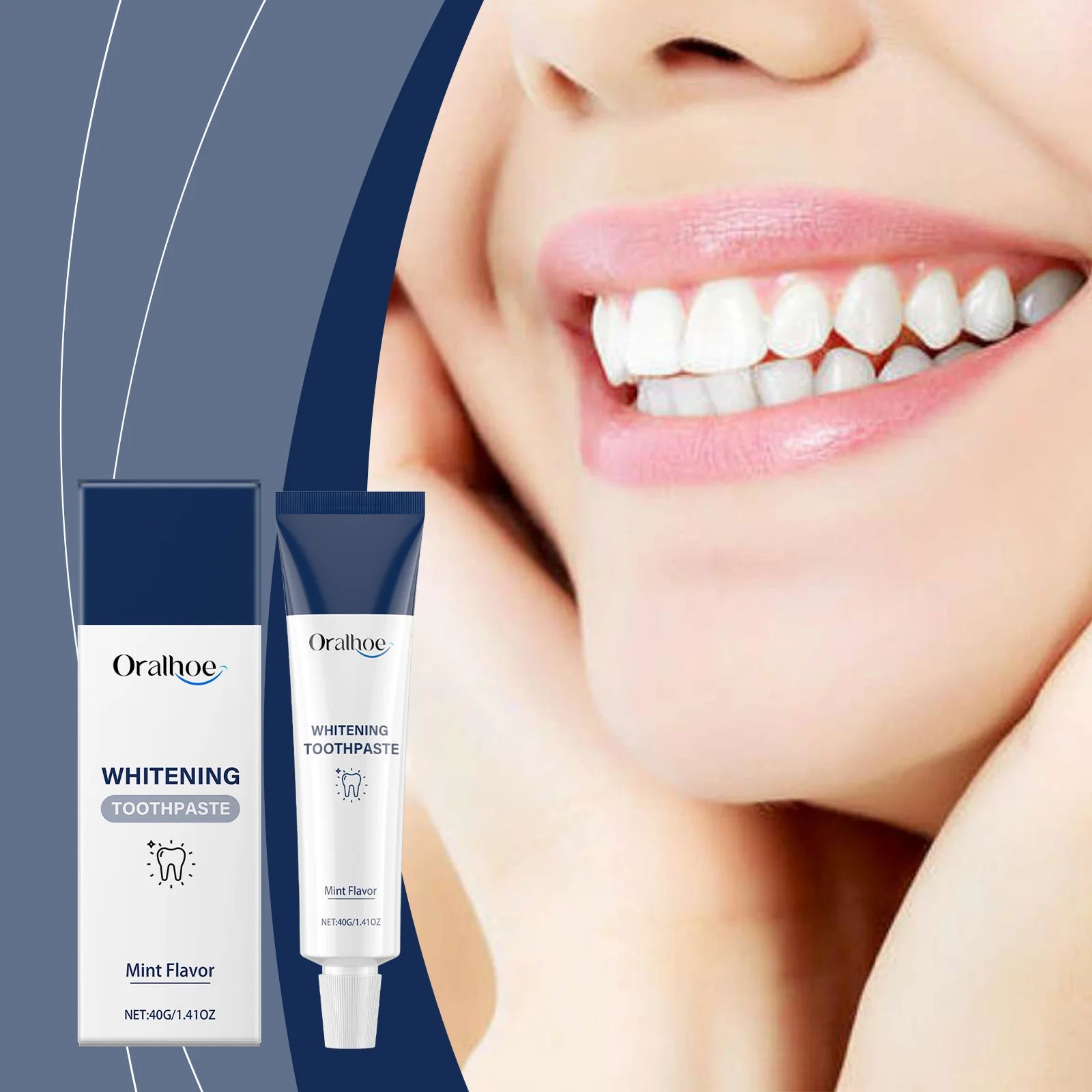 Oralhoe Whitening Toothpaste – Stain Removal & Fresh Breath Whitening Toothpaste Zpaxo
