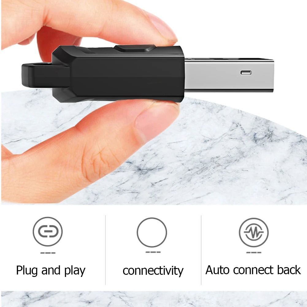 Bluetooth Wireless Headset Adapter Transmitter PS5 PS4 Receiver